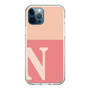 スリムプロテクションケース［ オリジナル - initial two tone - N pink ］