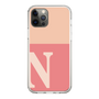 スリムプロテクションケース［ オリジナル - initial two tone - N pink ］