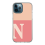 スリムプロテクションケース［ オリジナル - initial two tone - N pink ］