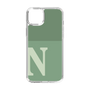 スリムプロテクションケース［ オリジナル - initial two tone - N green ］