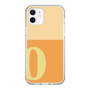 スリムプロテクションケース［ オリジナル - initial two tone - O orange ］