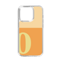 スリムプロテクションケース［ オリジナル - initial two tone - O orange ］