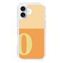 スリムプロテクションケース［ オリジナル - initial two tone - O orange ］