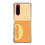 スリムプロテクションケース［ オリジナル - initial two tone - O orange ］