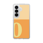 スリムプロテクションケース［ オリジナル - initial two tone - O orange ］