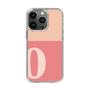 スリムプロテクションケース［ オリジナル - initial two tone - O pink ］