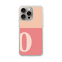スリムプロテクションケース［ オリジナル - initial two tone - O pink ］