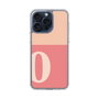 スリムプロテクションケース［ オリジナル - initial two tone - O pink ］
