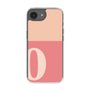 スリムプロテクションケース［ オリジナル - initial two tone - O pink ］