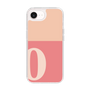 スリムプロテクションケース［ オリジナル - initial two tone - O pink ］