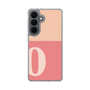 スリムプロテクションケース［ オリジナル - initial two tone - O pink ］