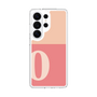 スリムプロテクションケース［ オリジナル - initial two tone - O pink ］