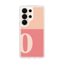 スリムプロテクションケース［ オリジナル - initial two tone - O pink ］