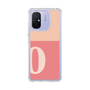 スリムプロテクションケース［ オリジナル - initial two tone - O pink ］