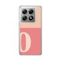 スリムプロテクションケース［ オリジナル - initial two tone - O pink ］