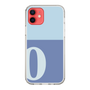 スリムプロテクションケース［ オリジナル - initial two tone - O blue ］