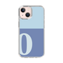 スリムプロテクションケース［ オリジナル - initial two tone - O blue ］