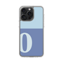 スリムプロテクションケース［ オリジナル - initial two tone - O blue ］