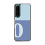 スリムプロテクションケース［ オリジナル - initial two tone - O blue ］