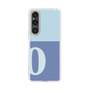 スリムプロテクションケース［ オリジナル - initial two tone - O blue ］