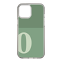 スリムプロテクションケース［ オリジナル - initial two tone - O green ］