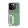 スリムプロテクションケース［ オリジナル - initial two tone - O green ］