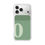 スリムプロテクションケース［ オリジナル - initial two tone - O green ］