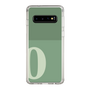 スリムプロテクションケース［ オリジナル - initial two tone - O green ］