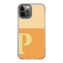 スリムプロテクションケース［ オリジナル - initial two tone - P orange ］