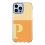 スリムプロテクションケース［ オリジナル - initial two tone - P orange ］