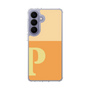 スリムプロテクションケース［ オリジナル - initial two tone - P orange ］