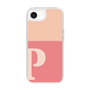 スリムプロテクションケース［ オリジナル - initial two tone - P pink ］
