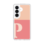 スリムプロテクションケース［ オリジナル - initial two tone - P pink ］