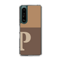 スリムプロテクションケース［ オリジナル - initial two tone - P brown ］