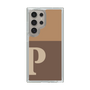 スリムプロテクションケース［ オリジナル - initial two tone - P brown ］