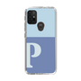 スリムプロテクションケース［ オリジナル - initial two tone - P blue ］