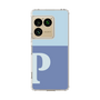 スリムプロテクションケース［ オリジナル - initial two tone - P blue ］