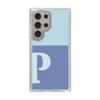 スリムプロテクションケース［ オリジナル - initial two tone - P blue ］