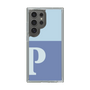 スリムプロテクションケース［ オリジナル - initial two tone - P blue ］