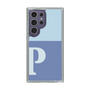 スリムプロテクションケース［ オリジナル - initial two tone - P blue ］