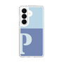 スリムプロテクションケース［ オリジナル - initial two tone - P blue ］