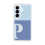 スリムプロテクションケース［ オリジナル - initial two tone - P blue ］