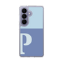 スリムプロテクションケース［ オリジナル - initial two tone - P blue ］