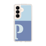 スリムプロテクションケース［ オリジナル - initial two tone - P blue ］