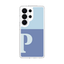 スリムプロテクションケース［ オリジナル - initial two tone - P blue ］