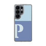 スリムプロテクションケース［ オリジナル - initial two tone - P blue ］