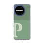 スリムプロテクションケース［ オリジナル - initial two tone - P green ］