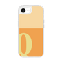 スリムプロテクションケース［ オリジナル - initial two tone - Q orange ］