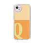 スリムプロテクションケース［ オリジナル - initial two tone - Q orange ］