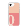 スリムプロテクションケース［ オリジナル - initial two tone - Q pink ］